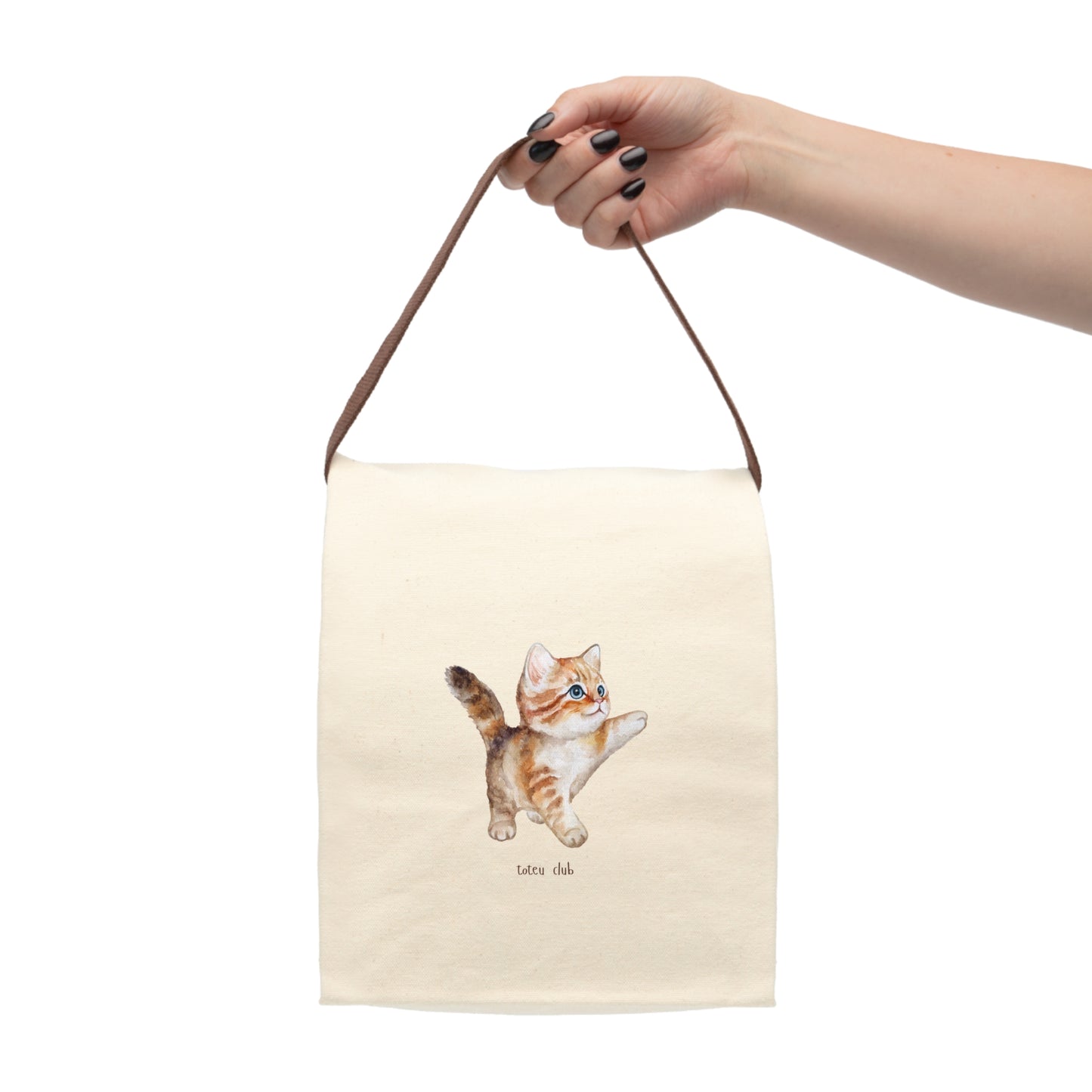 cozy cat lunch tote