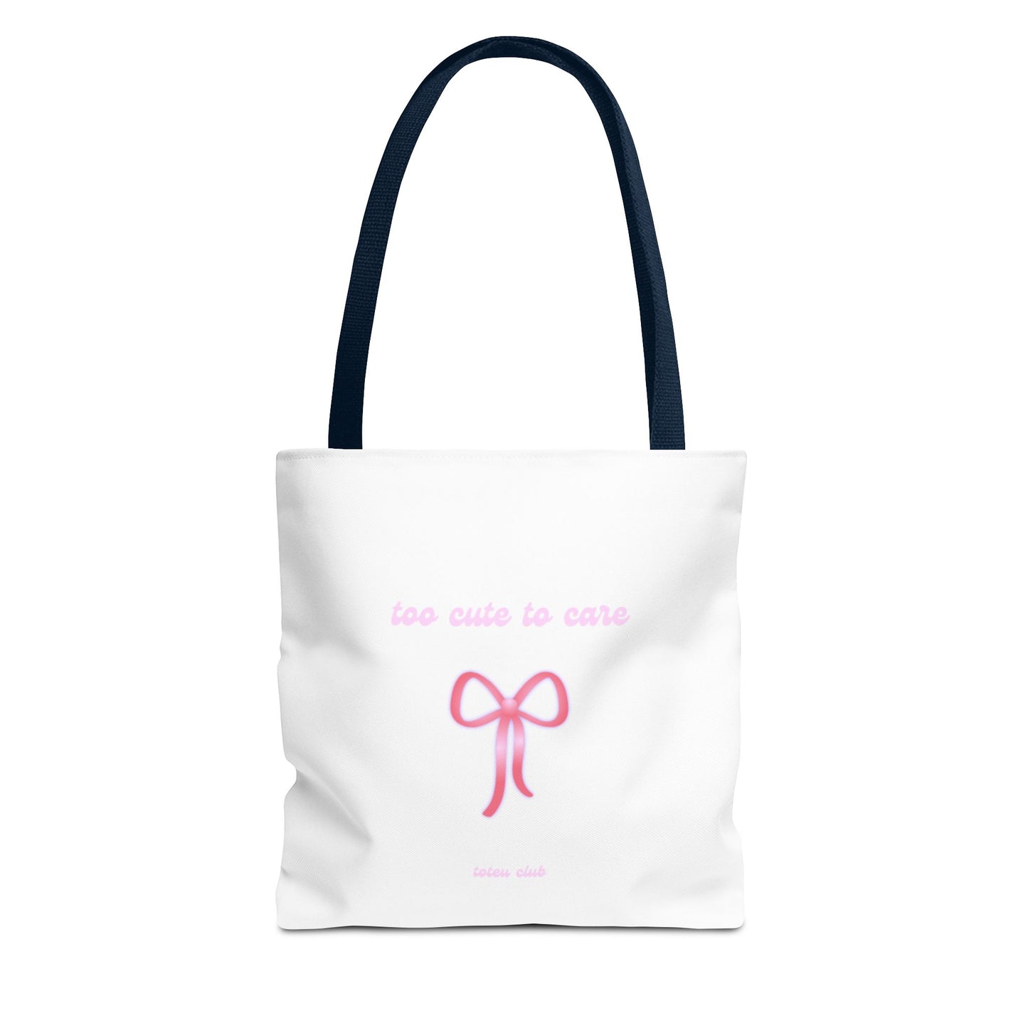 too cute to care Tote - toteu club
