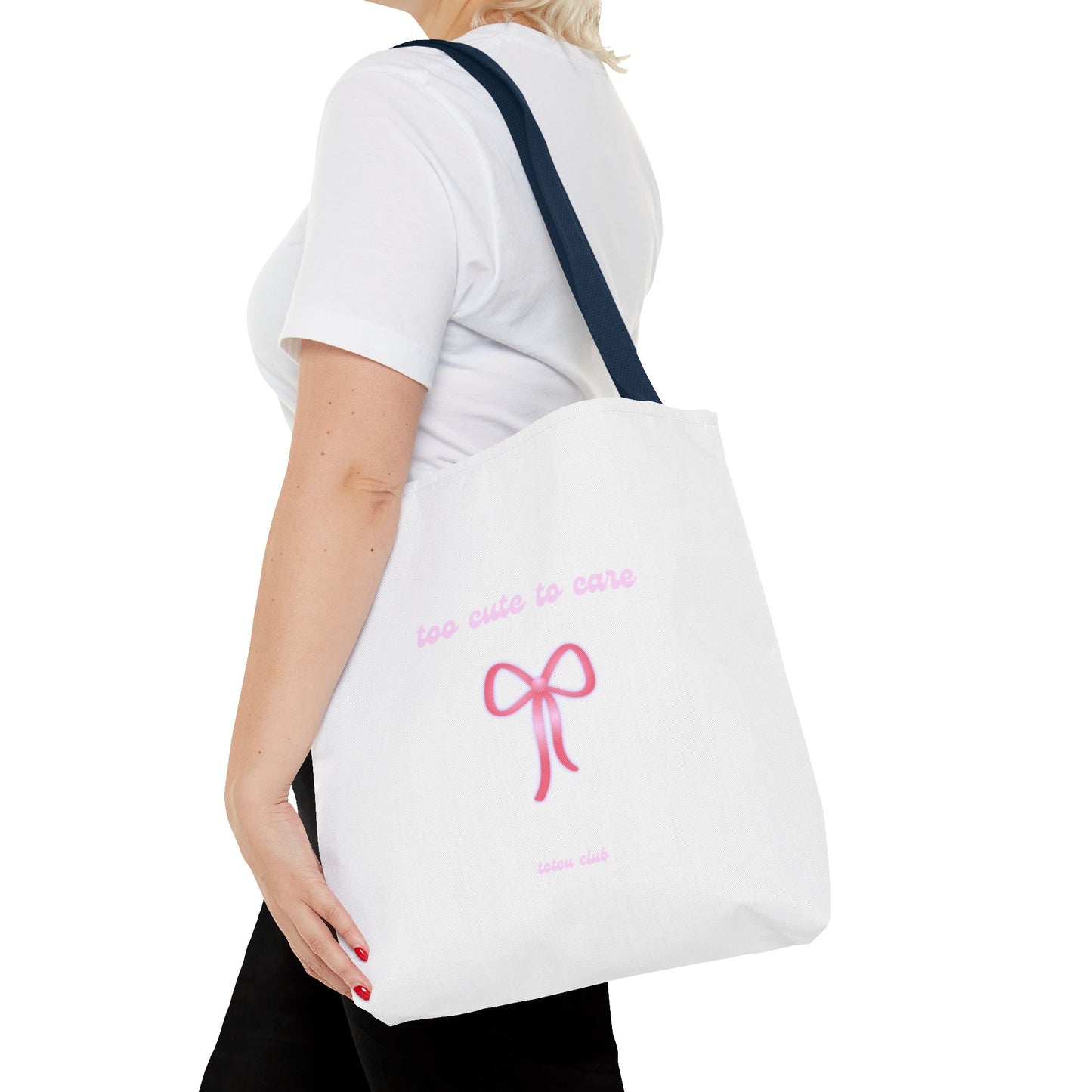 too cute to care Tote - toteu club