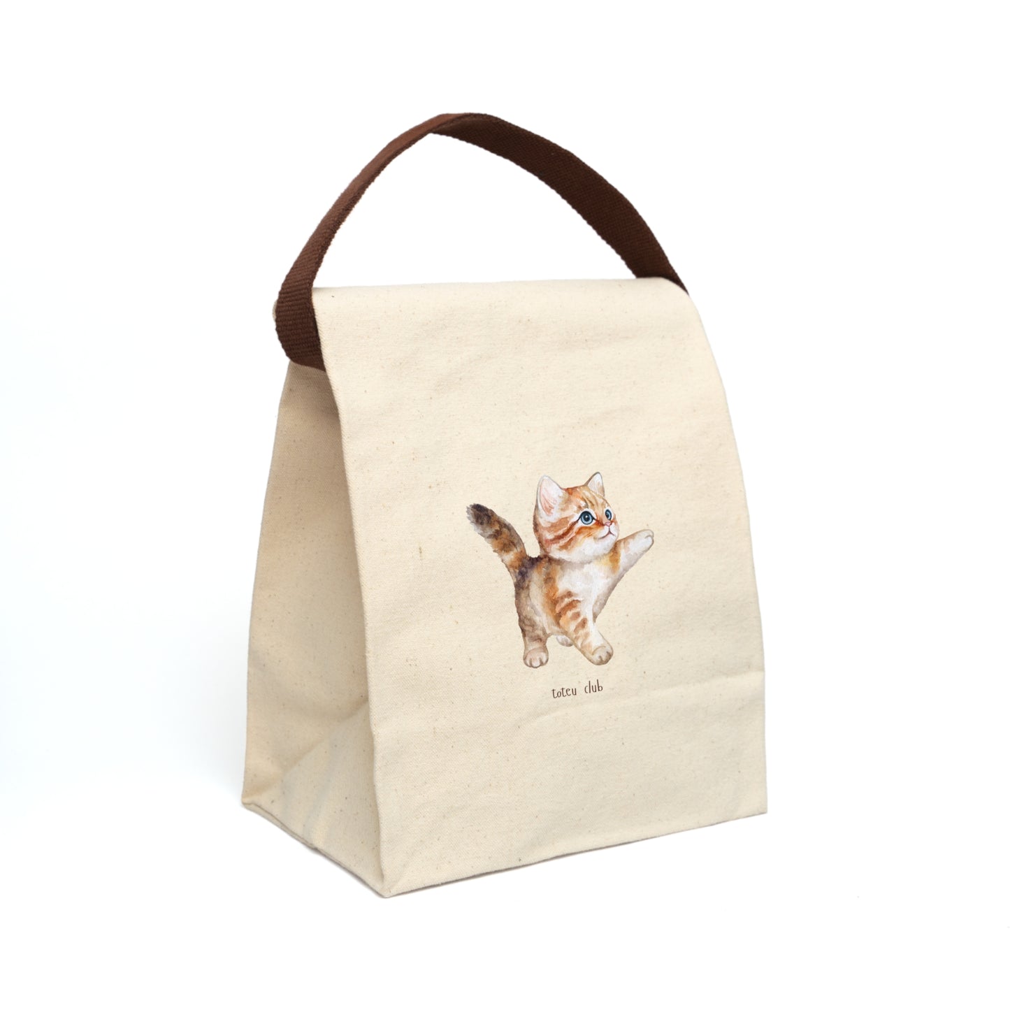 cozy cat lunch tote