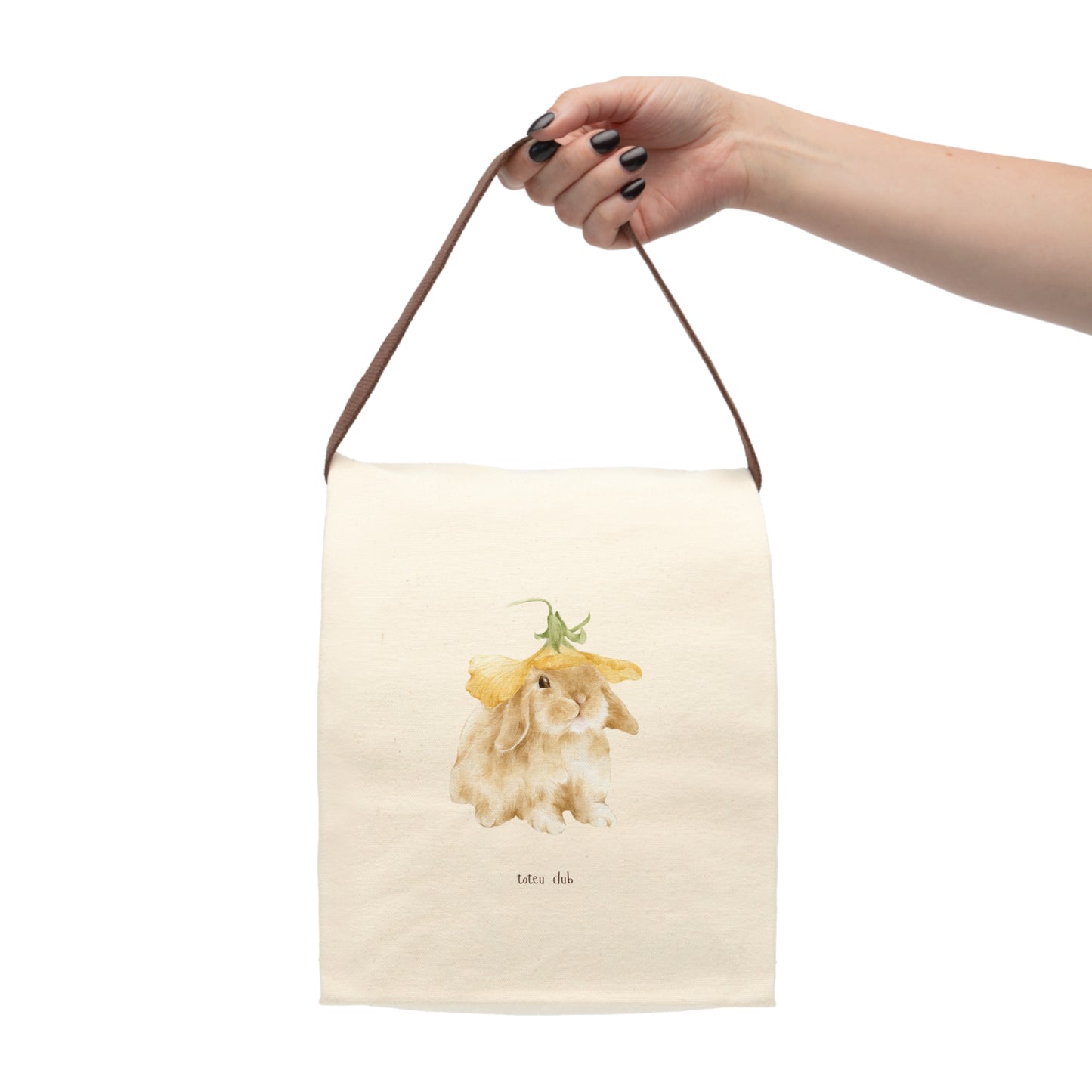 cozy bunny mini tote