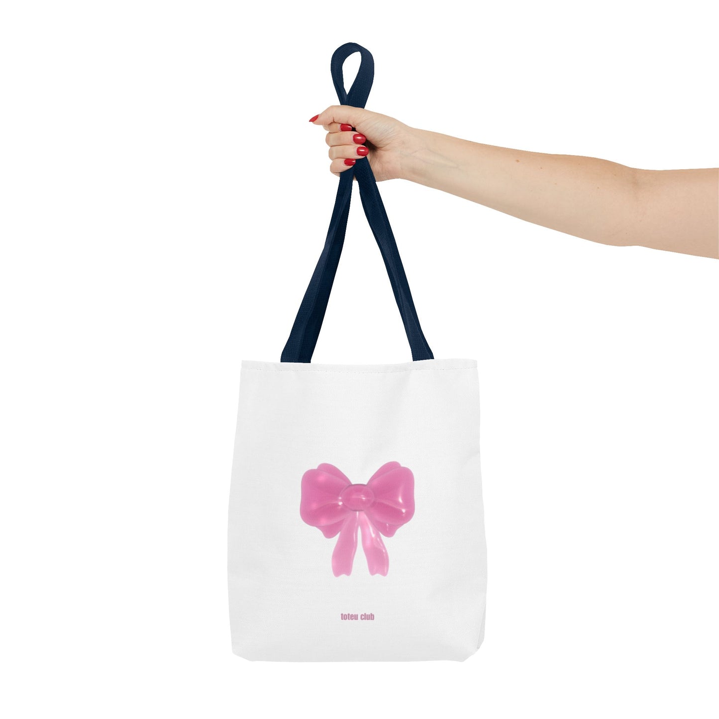 pink bow Tote - toteu club