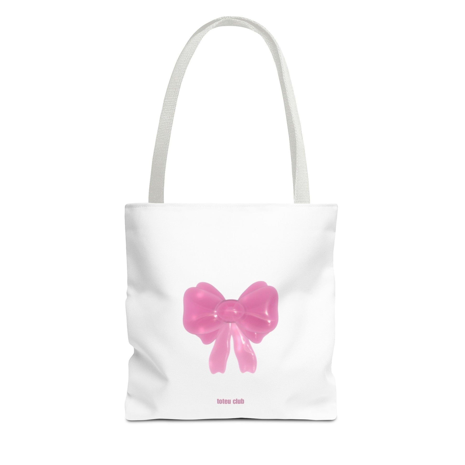 pink bow Tote - toteu club