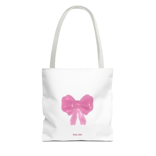 pink bow Tote - toteu club